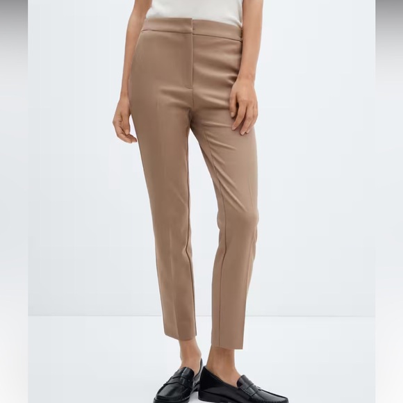 Mango Cropped Dress Pants Size 10 NWT - Picture 3 of 6